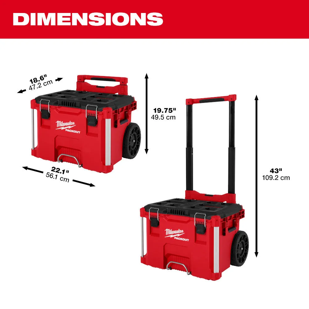 Milwaukee 48-22-8427 PACKOUT Rolling Tool Box