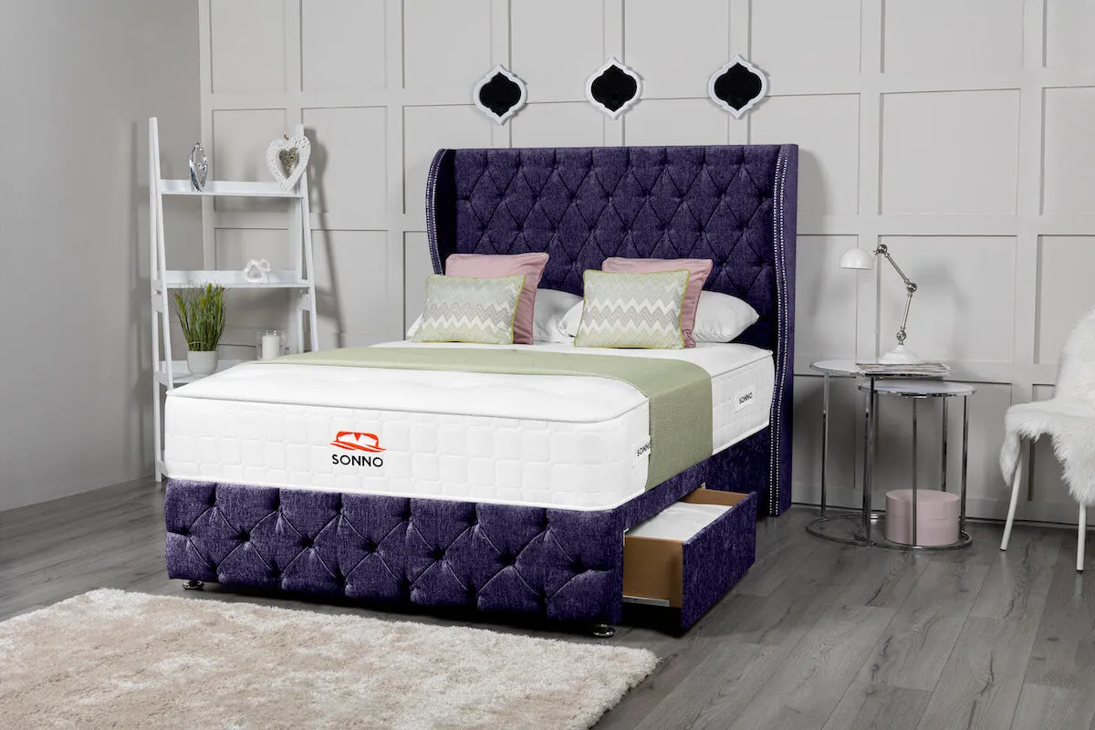 Monaco Wingback Divan Bed