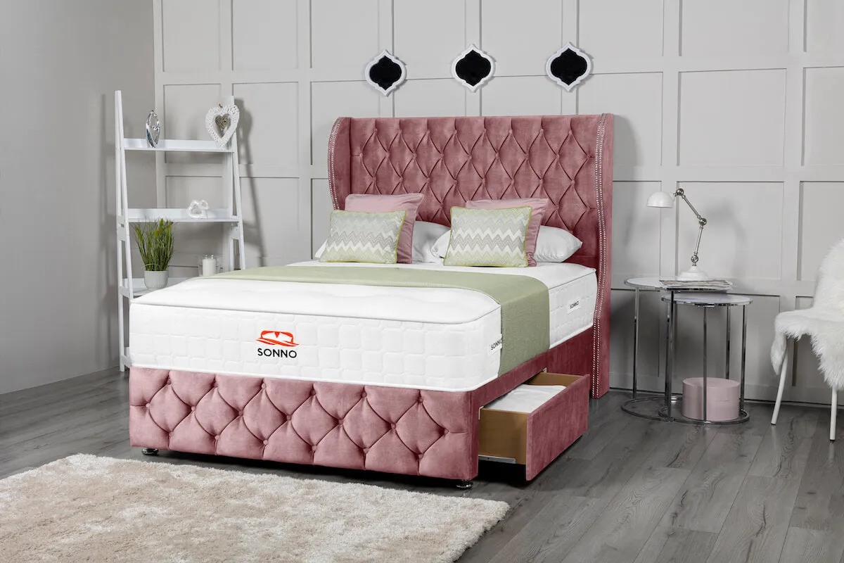 Monaco Wingback Divan Bed