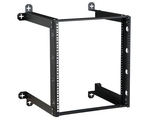 Network Rack, 18" Deep V-Line Open Frame Wall Mount