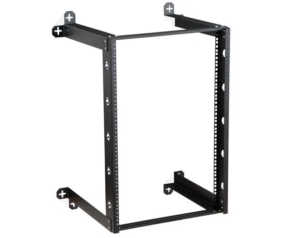 Network Rack, 18" Deep V-Line Open Frame Wall Mount