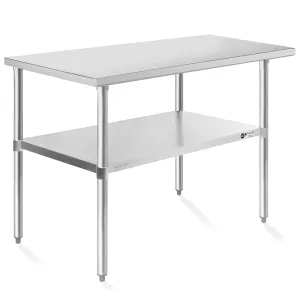 NSF Commercial Stainless Steel Table for Kitchen Prep & Work