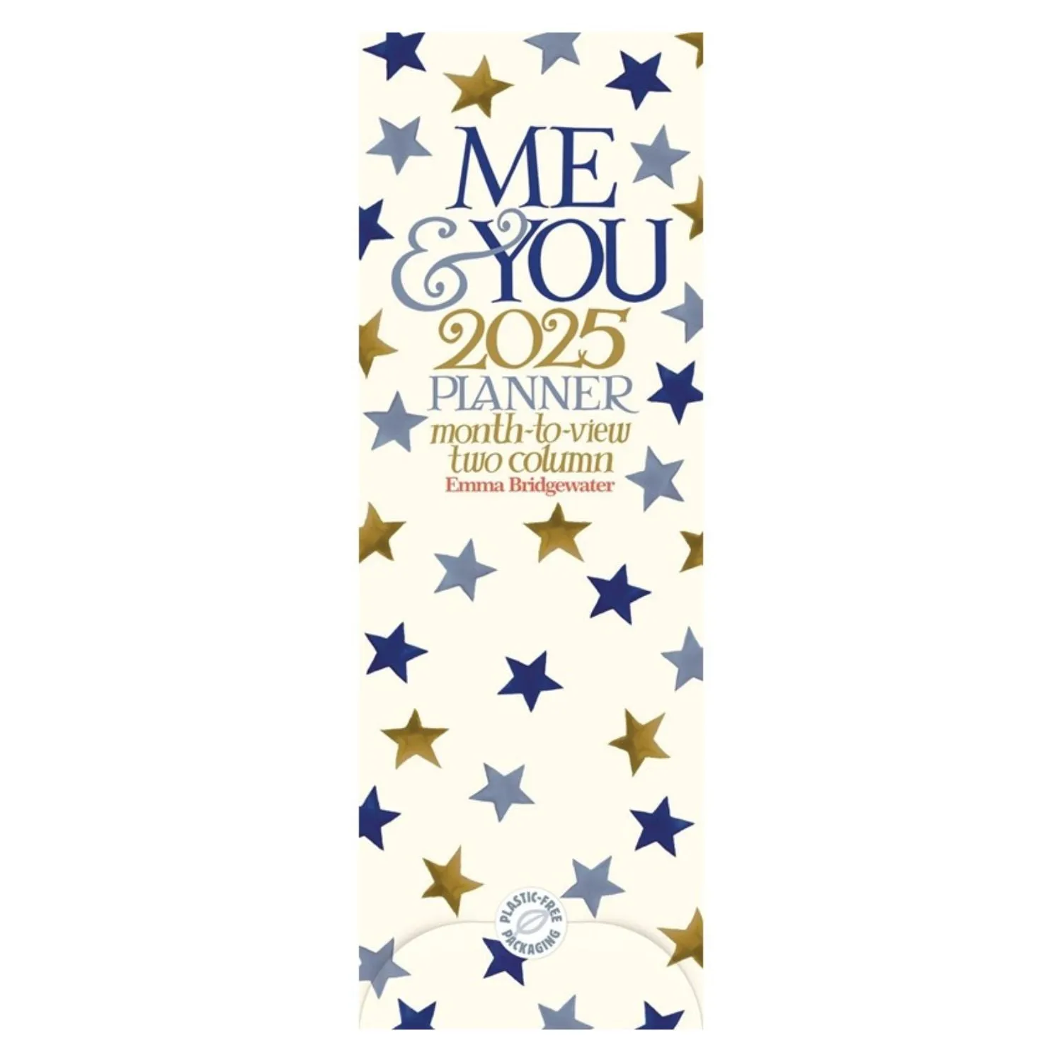 Otter House Emma Bridgewater Me & You Blue Star Slim Planner 2025