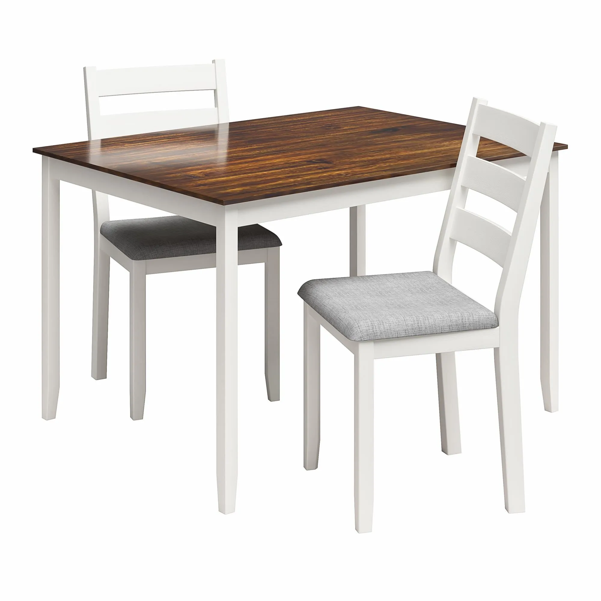 Reila 5-Piece Wood Dining Room Table Set for 4