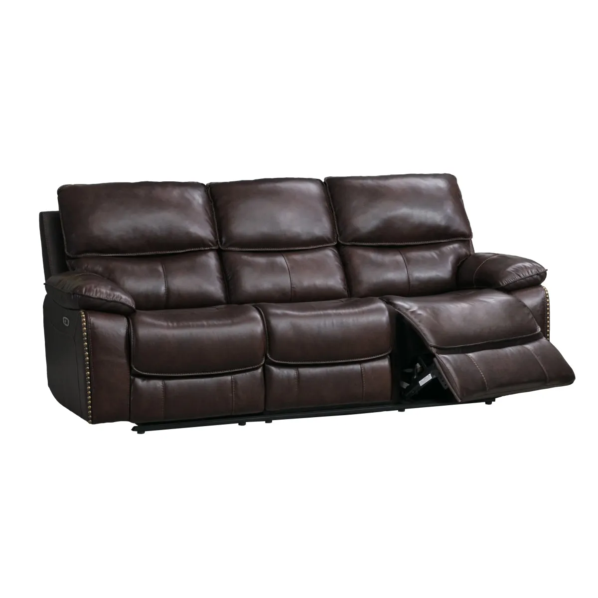 RelaxMax Power Reclining Sofa - Leather Match