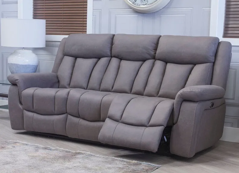 Santino 3RR 2RR Powered Sofas - Grey