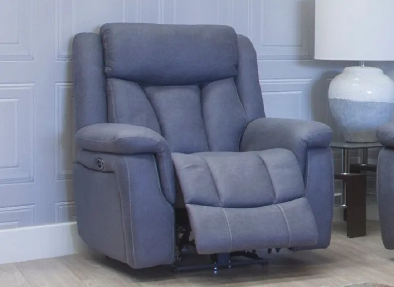 Santino Powered Reclining Armchair - Slate