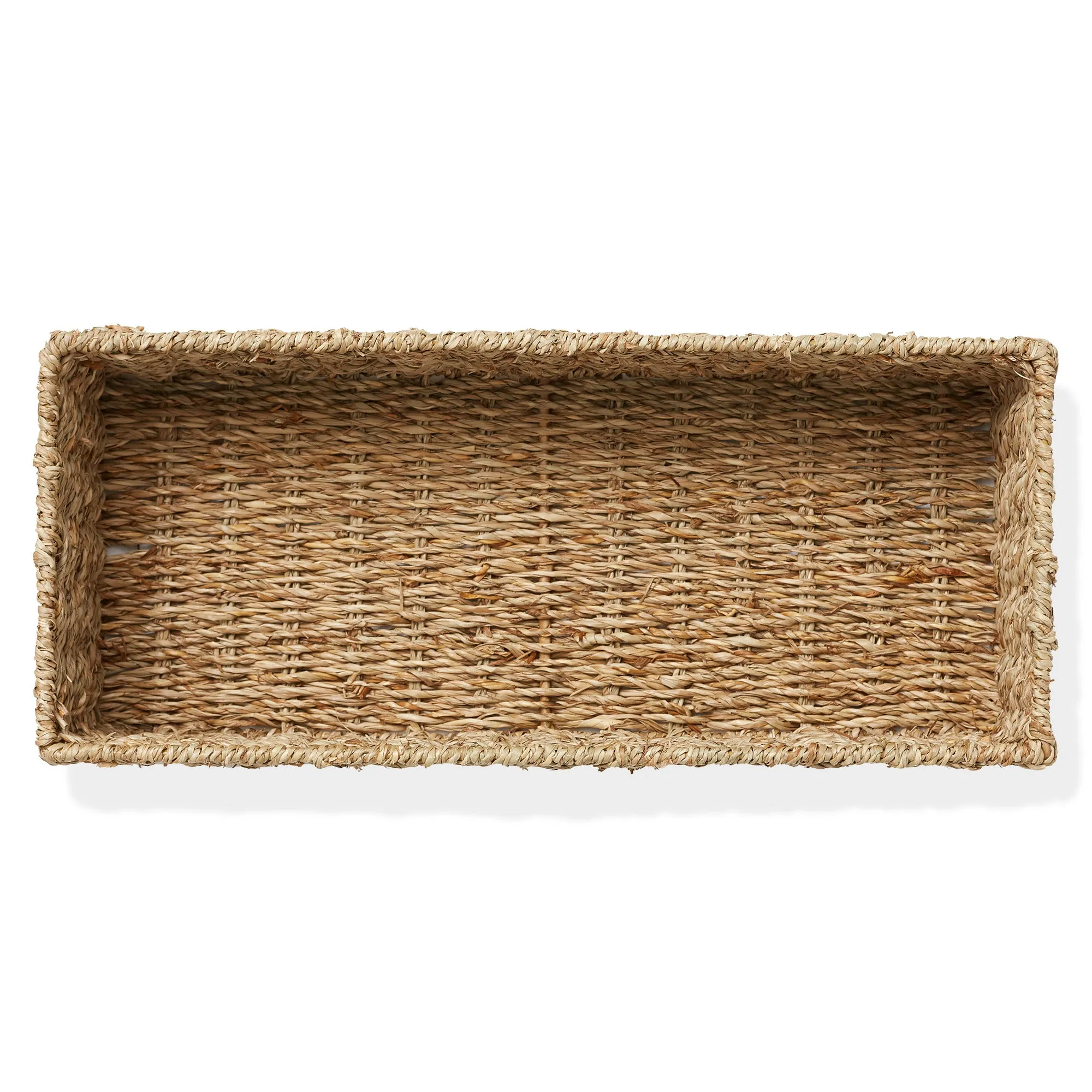 (Set of 2) Bathroom Storage Baskets, Seagrass - Water Hyacinth