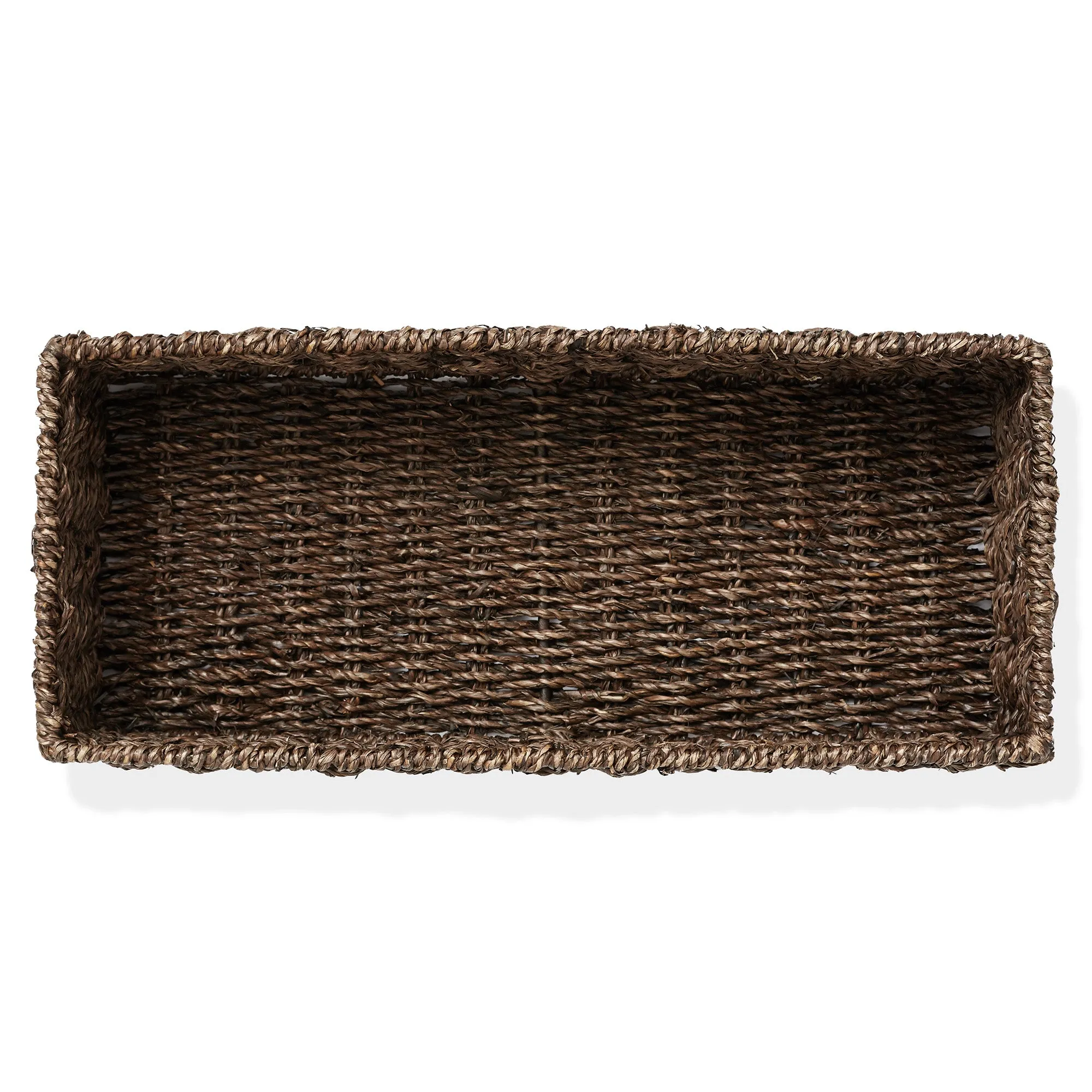 (Set of 2) Bathroom Storage Baskets, Seagrass - Water Hyacinth