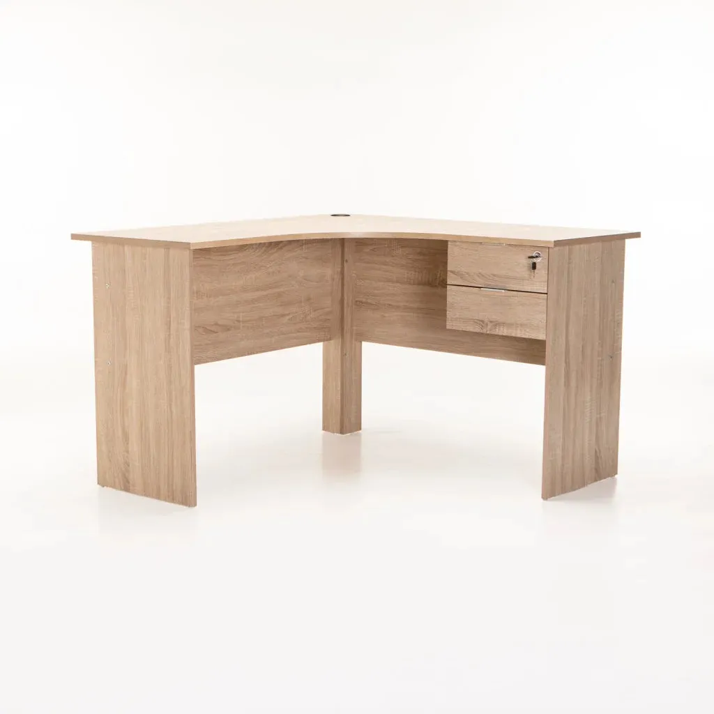 SOHO 120cm 2 DRAWER CORNER DESK