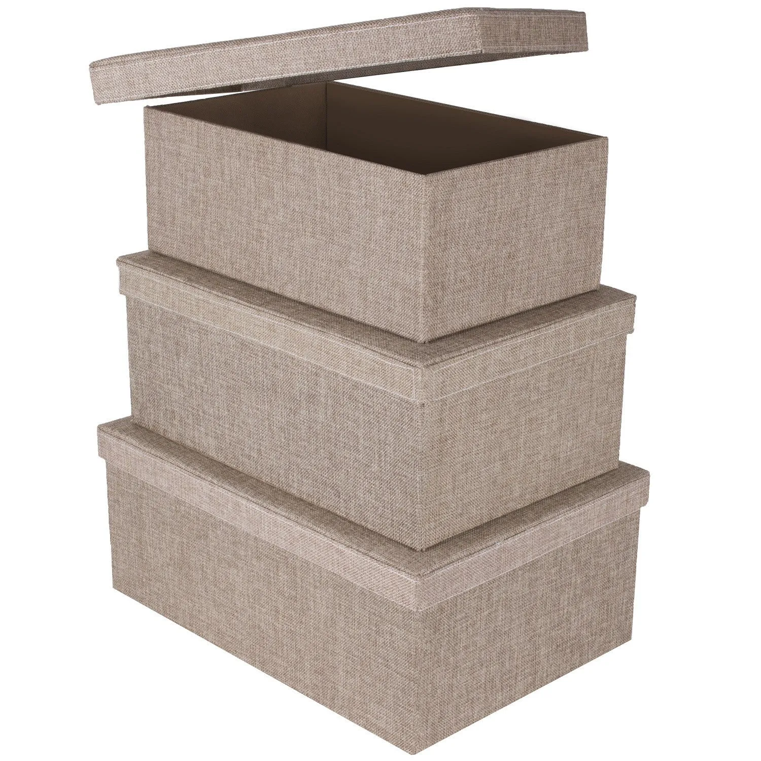 Storage Boxes set of 3, Sand Dunes  (Wholesale)