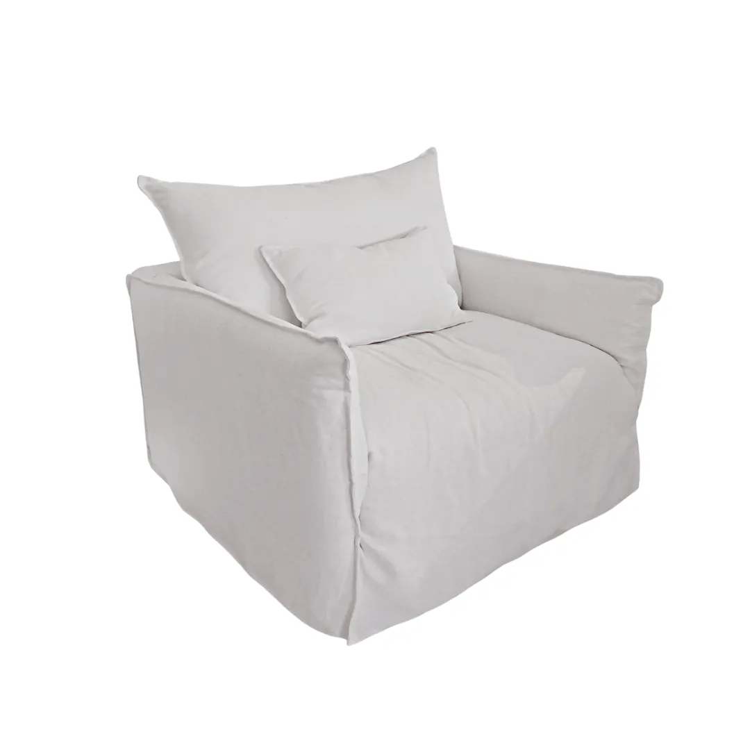 Tulum Linen Single Sofa