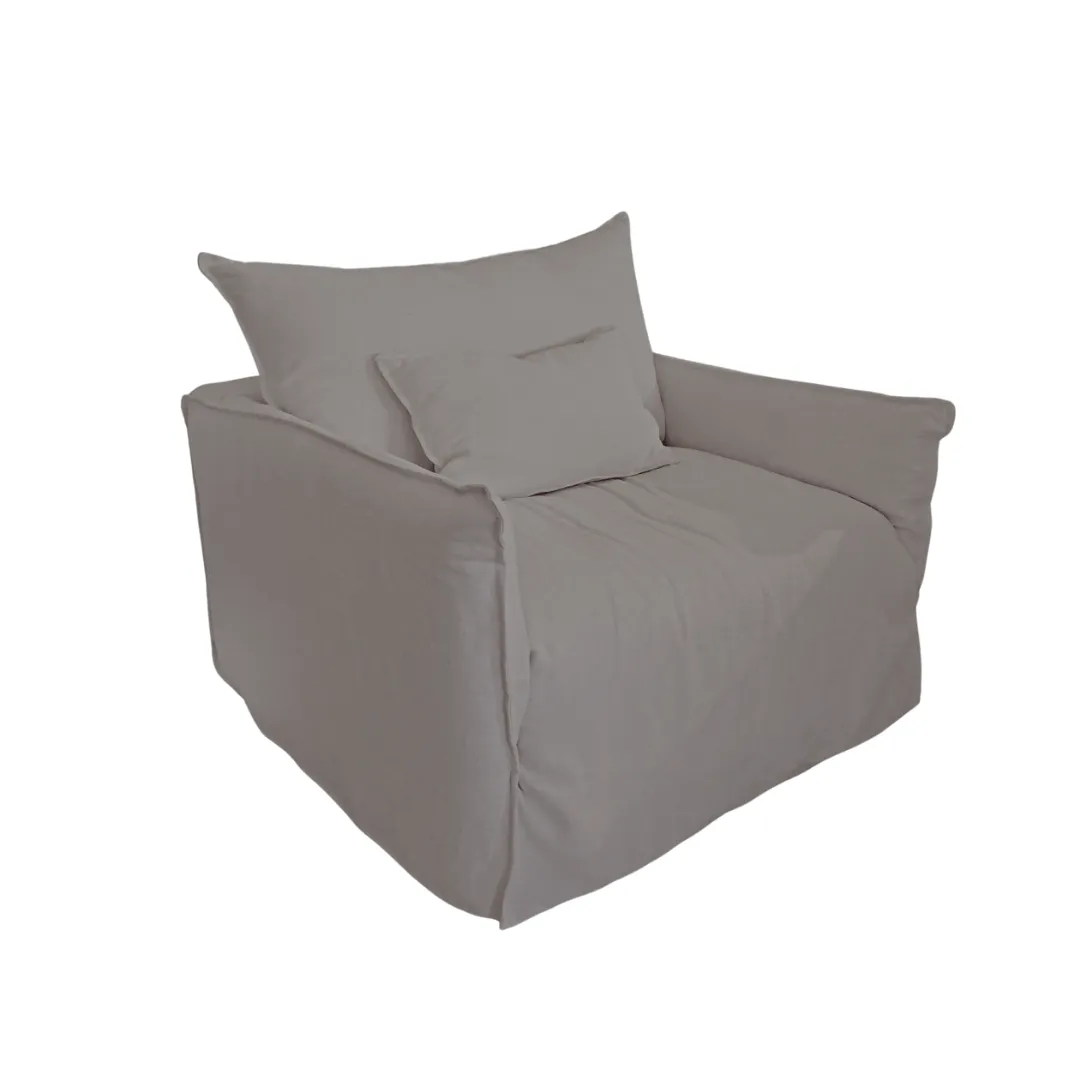 Tulum Linen Single Sofa