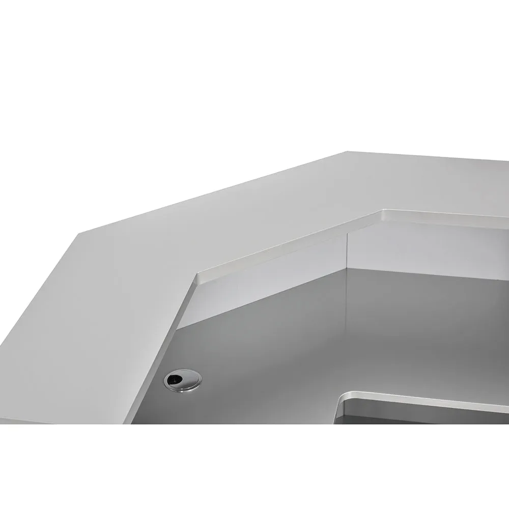 Valencia LED Reception Desk - Center DIR