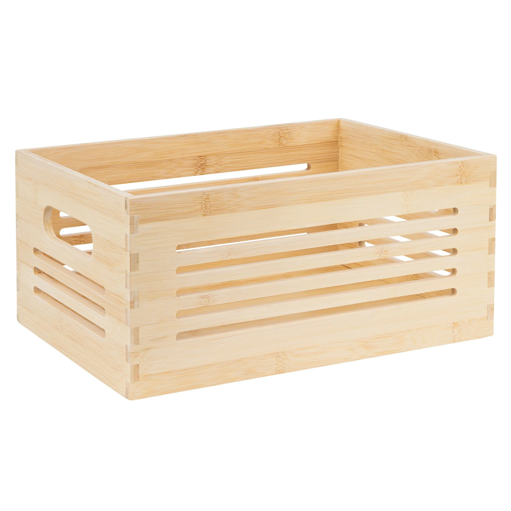 Wooden Storage Bin - Natural Large (Wholesale)