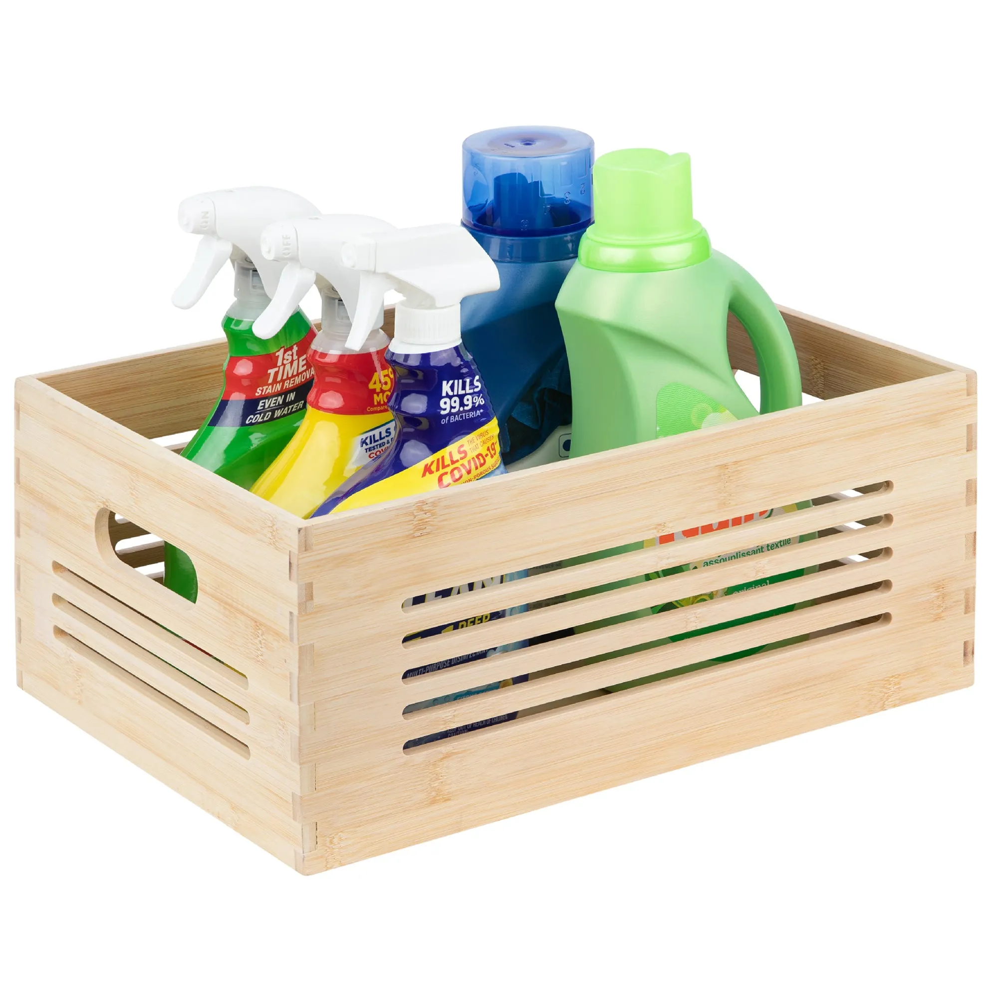 Wooden Storage Bin - Natural Large (Wholesale)