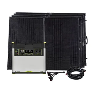 Yeti 3000X   (4) Boulder 200 BC Solar Generator